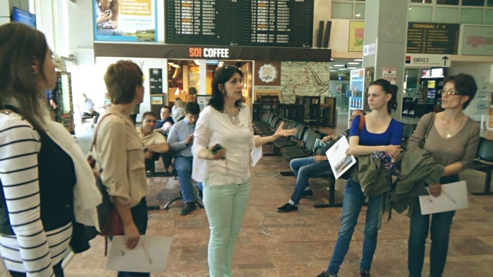 Les étudiants visitent L'Aeroport International de Timisoara